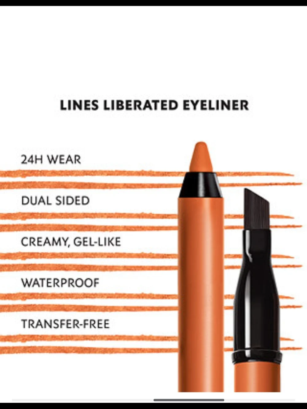 Yves Saint Laurent Waterproof Eyeliner In Orange Matte NIB✨FREE GIFT WITH ORDER